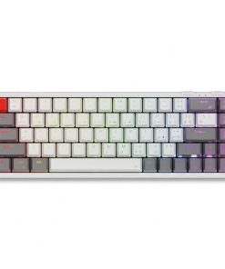 کیبورد گیمینگ فاطر مدل KCR-8000B، مکانیکال سوییچ قرمز، Tenkeyless، نورپردازی RGB