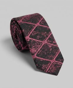 کراوات گره‌ای هندسی ژاکارد کوبلن مدل SH013