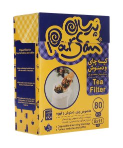 فیلتر چای یکبار مصرف پرسان مدل 001 بسته 80 عددی