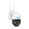 دوربین مداربسته تحت شبکه 2 مگاپیکسل با اتصال سیم‌کارت و Wi-Fi، قابلیت چرخش افقی و عمودی، دید در شب رنگی تا 35 متر، تشخیص حرکت و مکالمه دوطرفه