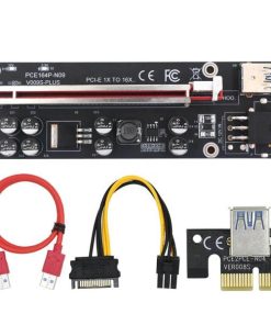 رایزر کارت گرافیک تبدیل PCI EXPRESS X1 به X16 مدل 8 خازن 009s plus