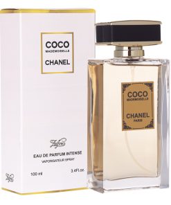 ادو پرفیوم زنانه Zadfoun مدل Chanel Coco Mademoiselle Intense حجم 100ml، ماندگاری و پخش بوی متوسط، مناسب استفاده روزمره و مهمانی، بدون مواد حساسیت‌زا