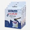 فیلتر چای فیلترپک مدل کاغذی نخ دار 3 بسته 50 عددی