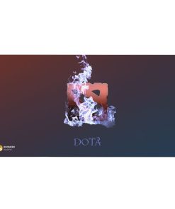 ماوس پد مخصوص بازی هومرو مدل MX204 طرح بازی دوتا Dota 2