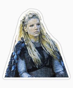 استیکر لپ تاپ و موبایل بووم طرح سریال Vikings مدل Lagertha کد LB87